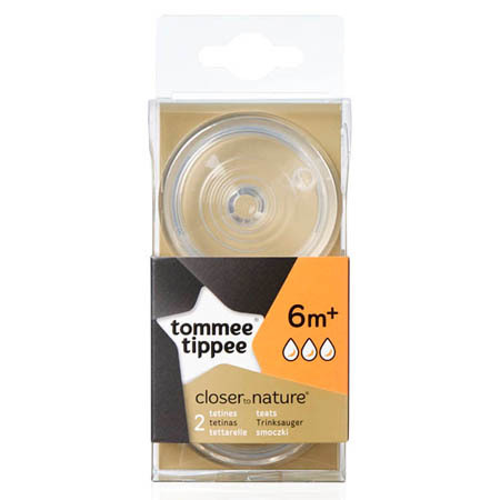 Tommee Tippee Sisač silikon 6+ 2kom