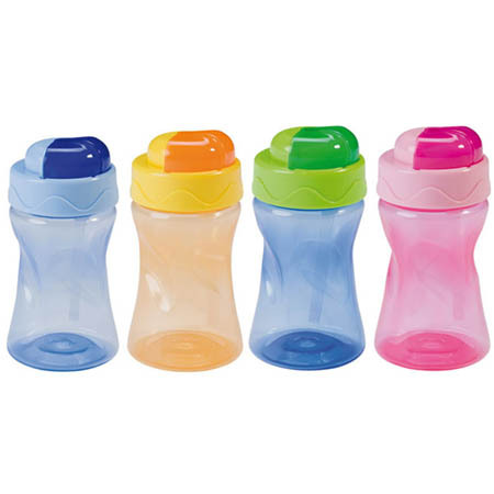 Baby Nova Čaša sa slamkom 300 ml  BPA FREE Roza