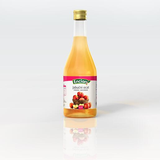 Encian NEFILTRIRANI JABUČNI OCAT, 700 ml