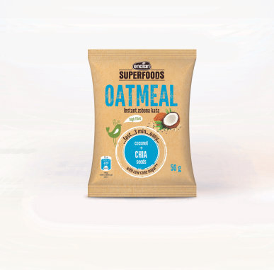 Encian Instant zobena kaša s kokosom i chia sjemenkama 50g