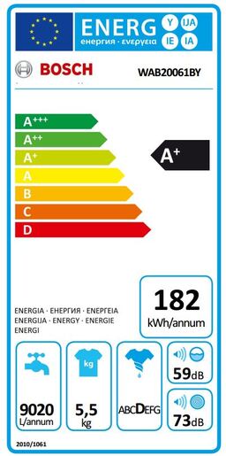 Bosch mašina za veš WAB20061BY