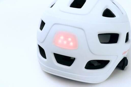 INOKIM Kaciga sa LED svjetlom WHITE L (58 - 62 cm)