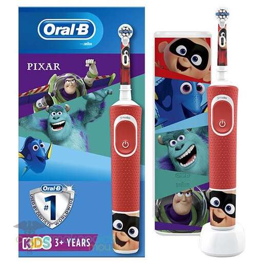 Oral-B četkica za zube D100 VITALITY PIXAR+TRAVEL CASE