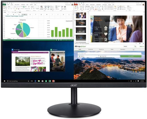 Monitor ACER CB242Y, FULL HD 1920x1080, 23,8 IPS, 250 cd/m2, AMD FreeSync, HDMI, VGA, 75Hz, 1-5ms
