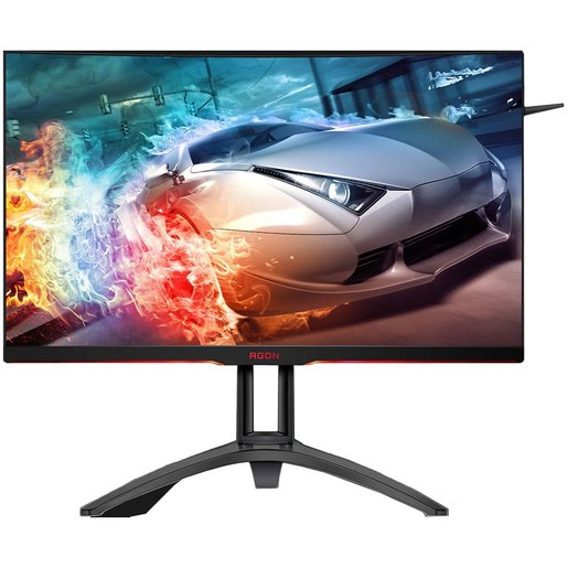 AOC monitor AG322QC4 AGON, Zakrivljeni, Gaming, QHD 2560x1440, 31.5 VA, 400 cd/m2, AMD FreeSync, HDR400, HDMI, DP, VGA, USB, 144Hz, 4ms