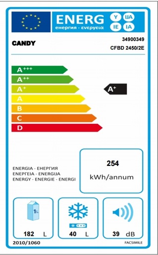 Candy frižider CFBD 2450/2E