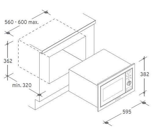 Candy mikrovalna pećnica MIC 201 EX