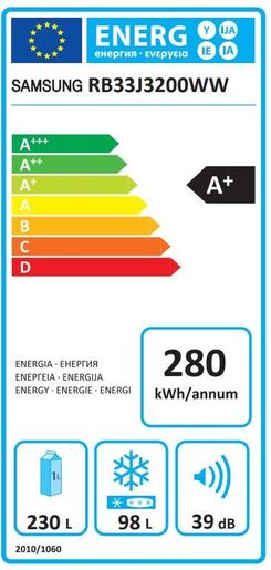 Samsung frižider RB33J3200WW/EK