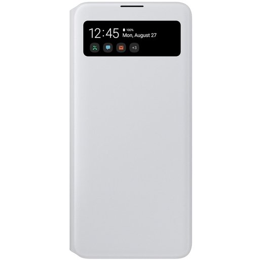 Samsung Galaxy A71 S View Wallet Cover White
