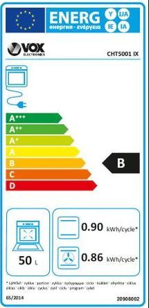 VOX štednjak CHT5001