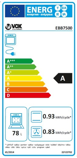 VOX pećnica EBB7500