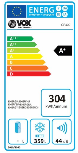 VOX zamrzivač GF400
