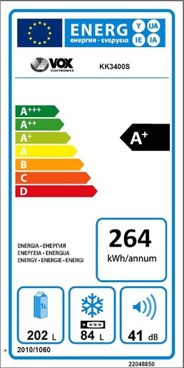 VOX frižider KK 3400 S