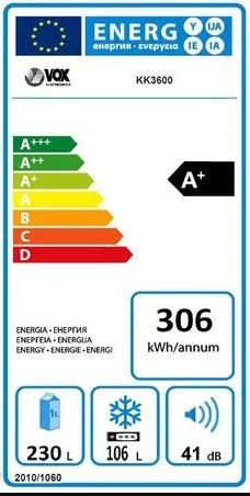 VOX frižider KK 3600