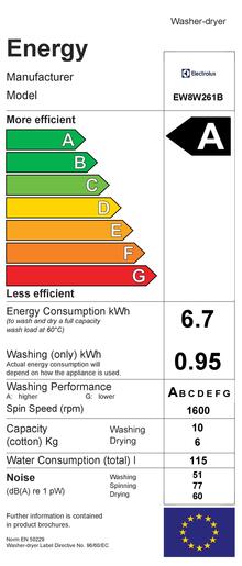 Electrolux perilica sušilica EW8W261B