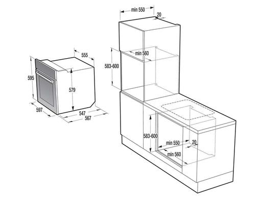 Gorenje set BOS737E10BG + IT40SC