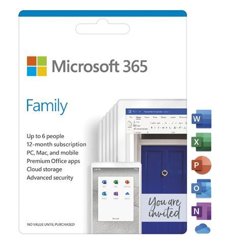 Microsoft 365 Family English Subscr 1YR CEE, 6GQ-01191