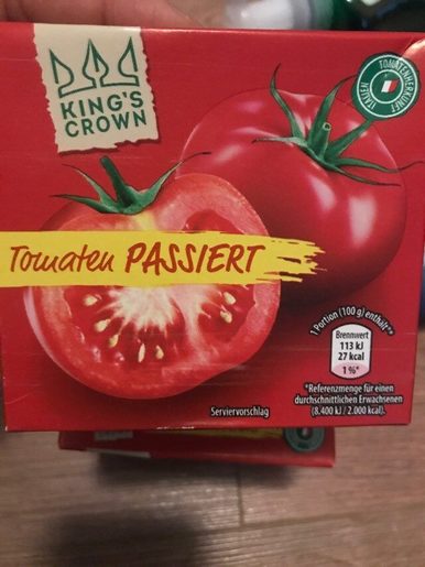 Kings crown paradajz pire 500g brik 28040989