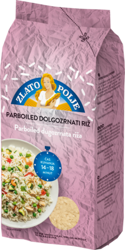 Zlato polje riža parboiled dugozrnata 800g