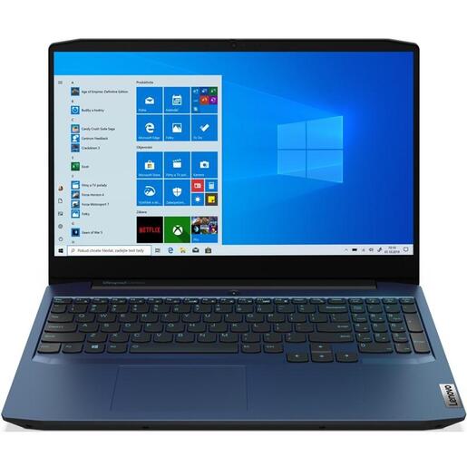 Laptop Lenovo IdeaPad Gaming 3 15IMH05 81Y400GPSC, 15,6 FHD IPS, Intel Core i5-10300H 2,5GHz, 8GB DDR4, 512GB PCIe NVMe SSD, NVIDIA GeForce GTX 1650 4GB