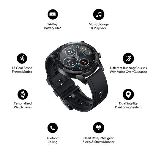 Honor MagicWatch 2 Charcoal Black