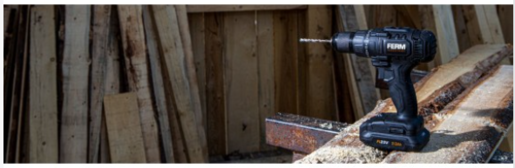 FERM AKUMULATORSKA BUŠILICA-ODVIJAČ INDUSTRIAL CDM1141P