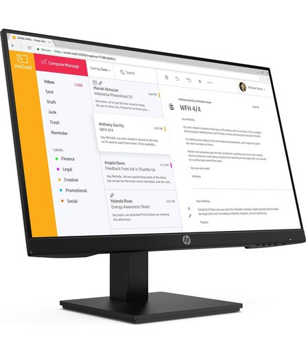 HP monitor 1A7E5AA P24 G4, FULL HD 1920x1080, 23.8 IPS, 250 cd/m2, VGA, HDMI, DP, 75Hz, 5ms