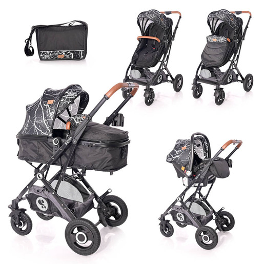 Lorelli dječija kolica Sena / crna marble