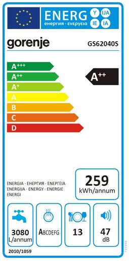 Gorenje perilica posuđa GS62040S