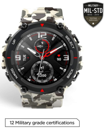 XIAOMI Amazfit T-Rex pametni sat, Camo Green