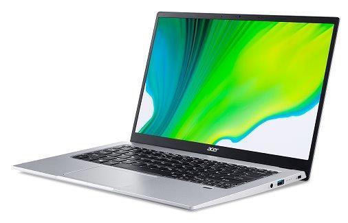 Laptop Acer Swift 1 Silver NX.HYSEX.00G, 14 FHD IPS, Intel Pentium Silver N5030, 8GB RAM, 256GB PCIe NVMe SSD, Intel UHD Graphics 605