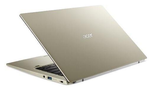 Laptop Acer Swift 1 Gold NX.HYNEX.008, 14 FHD IPS, Intel Pentium Silver N5030, 8GB RAM, 256GB PCIe NVMe SSD, Intel UHD Graphics 605
