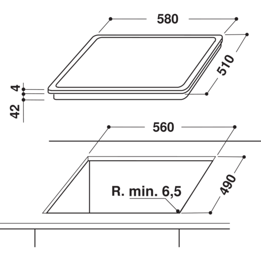 Indesit ploča RI 261 X