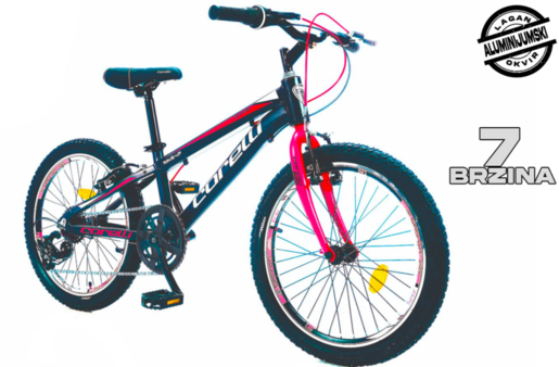 CORELLI RAVE UP BICIKLO 20'' ALUMINIJ BLUE-RED 7brz