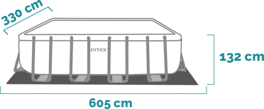 Intex pravougaoni bazen Ultra XTR 549 x 274 x 132 cm set sa pumpom i opremom – 26356NP