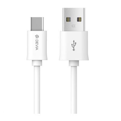 DEVIA tip C USB kabel, bijeli