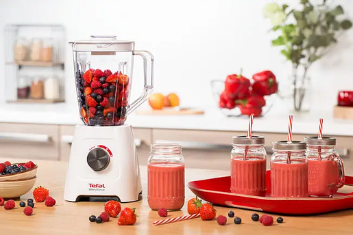 TEFAL blender BL420131; 600 W; 4 oštrice; Funkcija drobljenja leda; 2 brzine + pulsna
