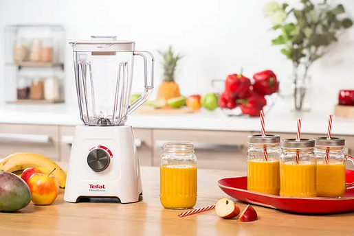 TEFAL blender BL420131; 600 W; 4 oštrice; Funkcija drobljenja leda; 2 brzine + pulsna