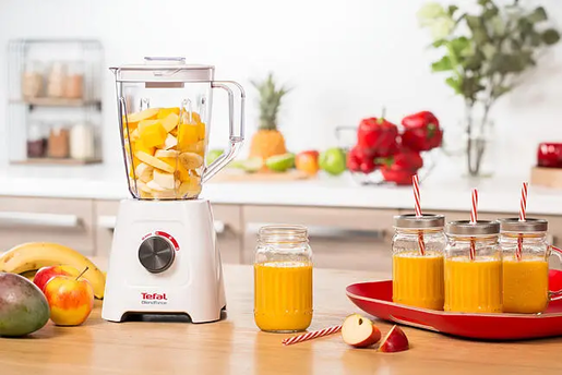 TEFAL blender BL420131; 600 W; 4 oštrice; Funkcija drobljenja leda; 2 brzine + pulsna