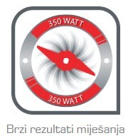 TEFAL štapni mikser HB121838; TURBOMIX RELIFT; 350 W; ZELKROM noževi