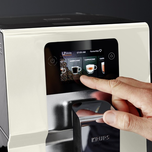 KRUPS aparat za espresso kafu EA872A10 Intuition Preference automatski, crno-srebreni