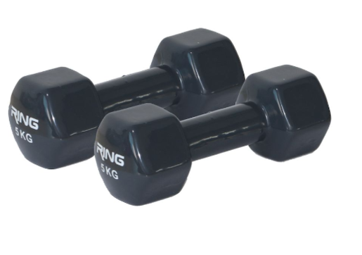 Ring bučica 1x5kg vinyl