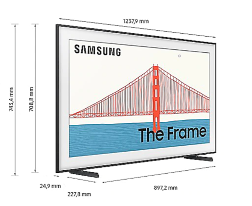 Televizor Samsung QLED QE55LS03TAUXXH The Frame, 4K, Dual LED, Smart