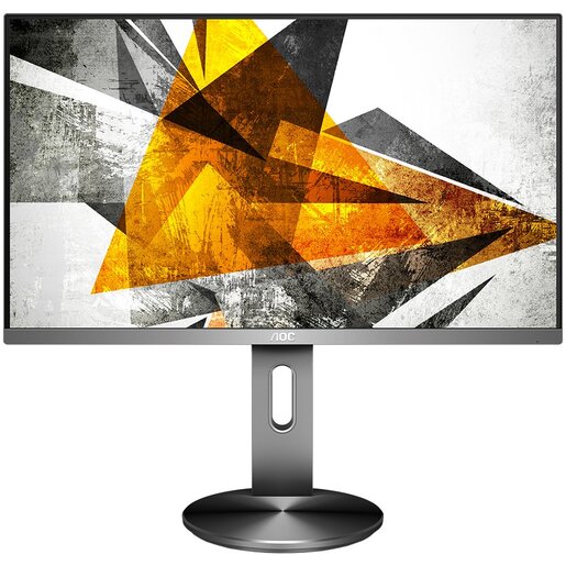 AOC monitor I2790PQU/BT, FULL HD 1920x1080, 27 IPS, 250 cd/m2, D-Sub, HDMI, DP, USB 3.0, Zvučnici, VESA, Siva, 60Hz, 4ms, 3 godine garancije
