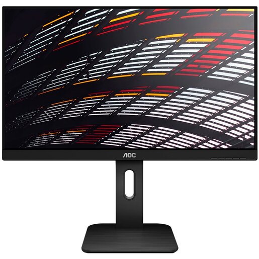 AOC monitor X24P1 Professional, FULL HD 1920x1200, 24,1 IPS, 300 cd/m2, VGA, DVI, HDMI, DP, Tilt, Swivel, Tilt, HAS, VESA, Crni, 60Hz, 4ms, 3 godine garancije
