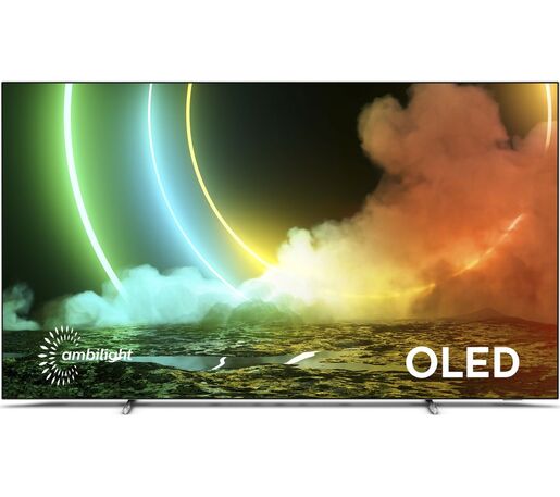 PHILIPS TV OLED 55" (139 cm) 4K UHD OLED Android TV™ 9, 16GB, 3840x2160p, Ambilight 3-side, Quad Core, P5 Perfect Picture Engine, 5000 PPI