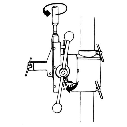 PROXXON stalak za glodalice i bušilice BFB 2000, NO 20000