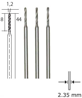 PROXXON MICROMOT HSS-svrdla za metal, plastiku i  drvo NO 28856