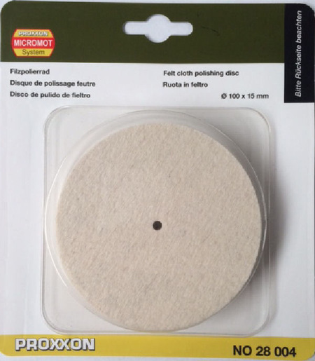 PROXXON pribor za polirku PM 100-filc - polirni disk (100 x 15mm) NO 28004