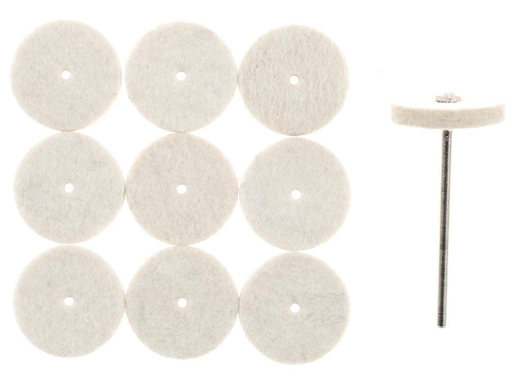 PROXXON diskovi za fino poliranje  zlata, nehrđajućeg  čelika i porculana NO 28798